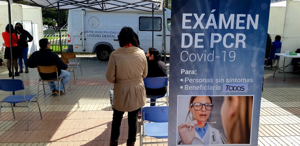 Continúan los operativos exámenes PCR en las poblaciones y localidades de Ovalle