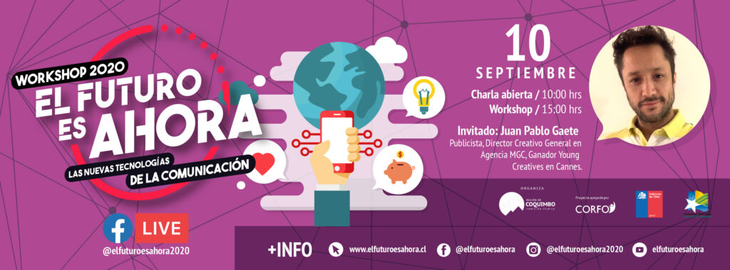 “Creatividad y publicidad en tiempos de crisis”, es la charla y taller gratuito online, para emprendedores y pymes de la provincia del Limarí