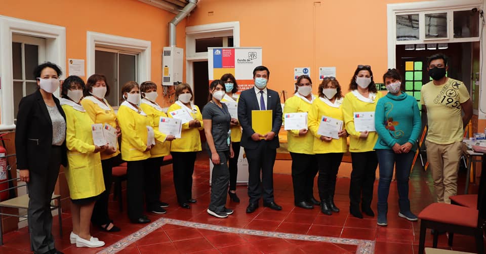 Damas de Amarillo se capacitan e implementan protocolo para prevenir COVID en su casa de acogida