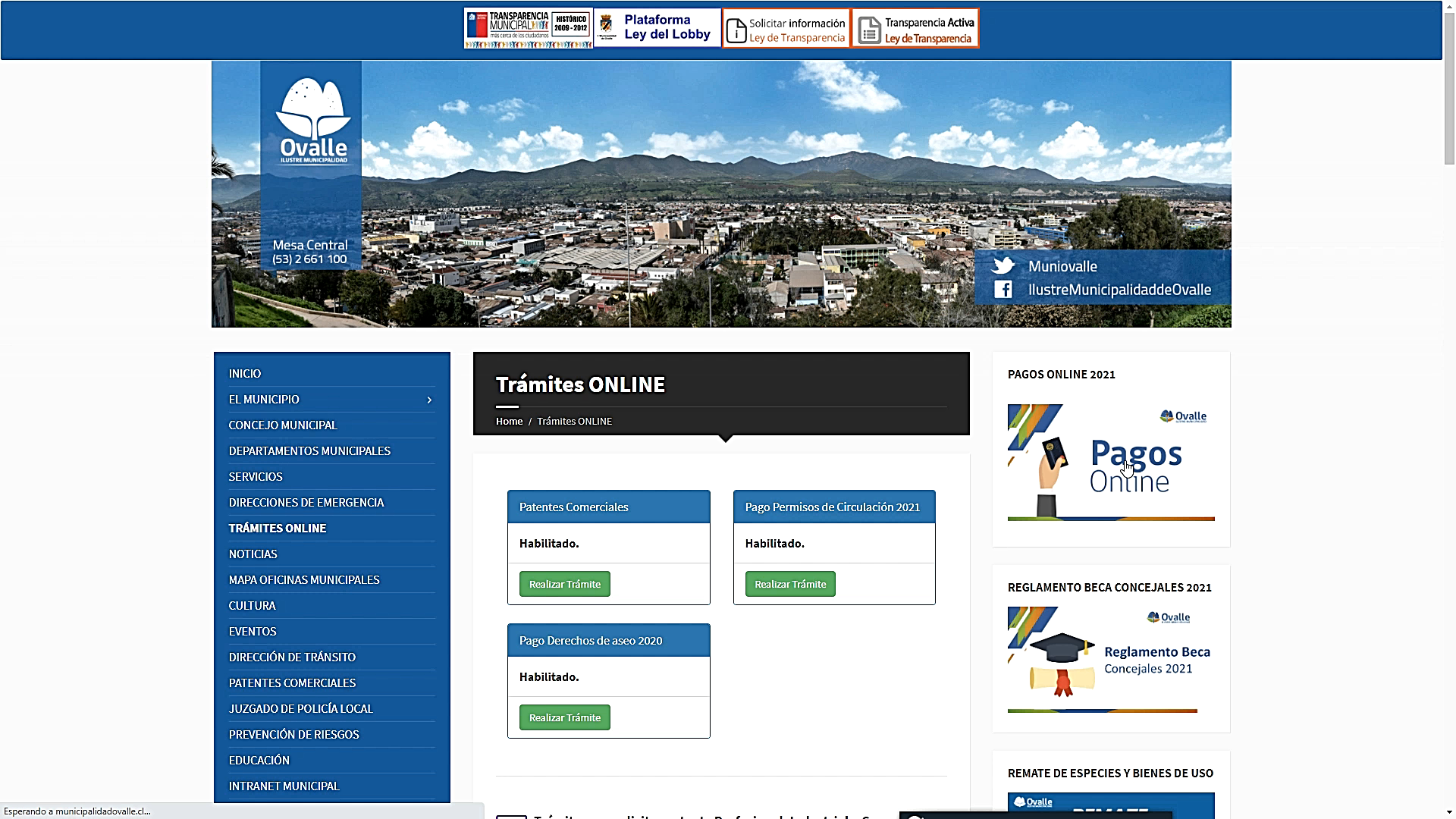 Usuarios pueden cancelar el Permiso de Circulación de manera online en Ovalle