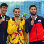 Joel Álvarez logra bronce en los Juegos Bolivarianos de Colombia.