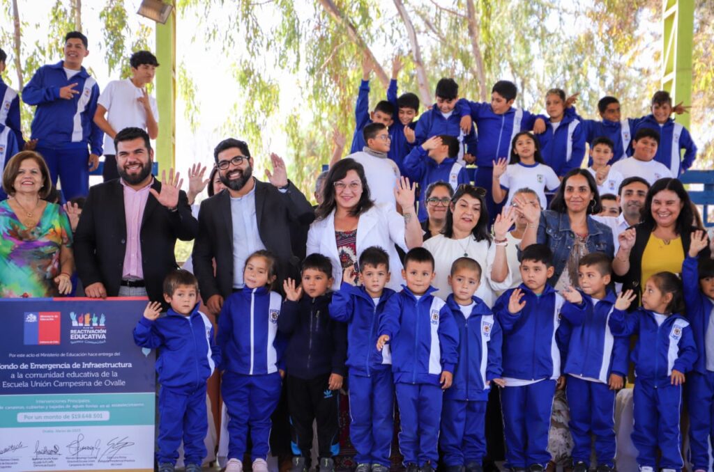 Escuela Unión Campesina de Ovalle renovará<br>sistema de evacuación de aguas lluvias<br>que brindará dignidad al proceso educativo